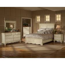 The bedding with a white sheet and brown wool blanket as the focal point gorgeously harmonize the just pick the best white bedroom which really suits you really love then start decorating your. Wilshire Antique White King Five Piece Panel Bedroom Set Furniture Ideas Kitchen Cabinets Paint Sherwin Williams Color Walls Sample Apppie Org