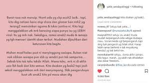Show how things would improve. Keluar Sama Perut Belum Tentu Sama Sikap Semasa Mstar