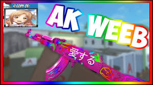 New update counter blox roblox counter blox roblox offensive value list. How To Get The Ak Weeb In Counter Blox Trading Fixed Youtube