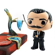 Funko Pop Custom Of Salvador Dali 4 Vinyl Figure 5 X 3 X 0 7 Wooden Base And Sculpted Tree And Molten Clocks Custom Funko Pop Funko Pop Dolls Funko Pop Toys