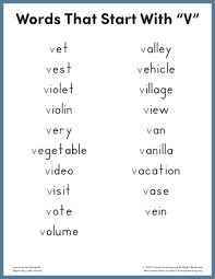 A, a a /a/ arm b, b be /b/ bat c, c ce /ts/ cats: Words That Start With V For Kindergarten Primarylearning Org