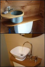 toilet tank sink!  diy