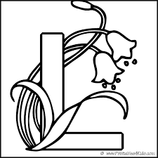 Printable beginning sound vocabulary cards for letter l, includes the words leaf, . Alphabet Coloring Page Letter L Lily Printables For Kids Free Word Search Puzzles Coloring Pages And Other Activities