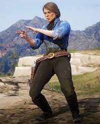 I wanted to create an outfit around that. Sideblog For Video Games Sadie In Arthur S Summer Gunslinger Outfit
