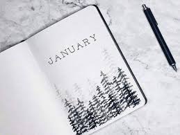 January Bullet Journal Cover Page Ideas Get Inspired January Bullet Journal December Bullet Journal Bullet Journal Themes