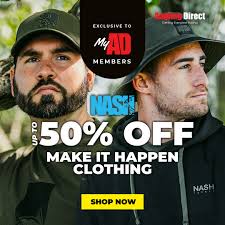 💙 Nash Clothing SALE! 🧢 Whilst stock lasts 🛒 Shop HERE 👉  https://bit.ly/4kIHUAg #AnglingDirect #Nash #Sale #Clothing #CarpFishing