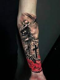War Memorial Tattoo By Seb W Limited Spaces Available At Holy Grail Tattoo Studio Military Tattoos Military Sleeve Tattoo Army Tattoos