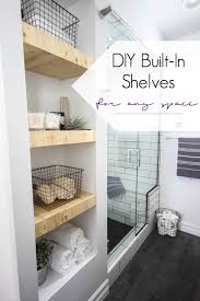 25 Best Built In Bathroom Shelf And Storage Ideas For 2019 In 2020 Diy Built In Shelves Built In Bathroom Storage Shelves
