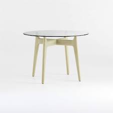 Tate nutmeg circular coffee table. Tate 48 Round Dining Table With Glass Top And Sand Base Reviews Crate And Barrel Canada