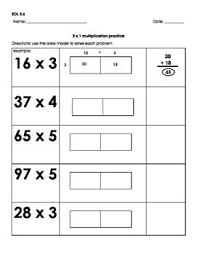 See more ideas about multiplication, area models, math multiplication. Two By One Digit Multiplication Area Model Area Model Multiplication Multiplication Math Multiplication