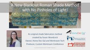This drop dead gorgeous roman shade may look complicated but 2.) create diy roman shades out of table cloths! New Blackout Roman Shade Method By Susan Woodcock Youtube