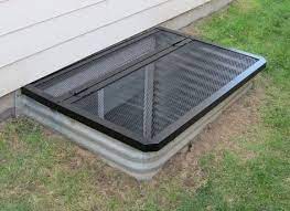Window wells often start with sturdy and solid dirt sides but deteriorate with the elements. Egress Window Well Covers Metal Window Well Grid Egress Window Cover Basement Window Well Covers Egress Window Well