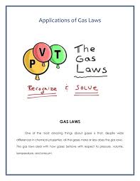 8) there are 135 l of gas in a container at a temperature of 2600 c. Application Of Gases