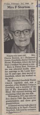 Some photo of the Storton family, including Malcolm after the recent  announcement of his death.