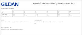 Gildan 8300 Dryblend 50 Cotton 50 Poly Pocket T Shirts