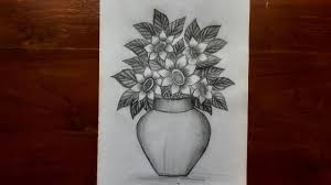 If you want to see more art related videos subscribe to my youtube channel and share with your friends and family 😊keep supporting me ☺️#how_to_draw_realist. How To Draw Flowers With Vase Flower Pot Drawing Very Easy Step By Step Youtube