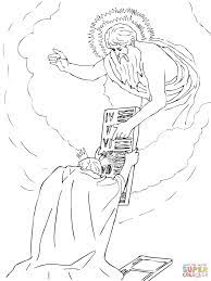 Coloriage Moise Recevant Les Tables De La Loi Coloriages A Imprimer Gratuits