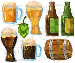 Aquarell Bier Clipart Bier Download Instant Download Etsy Beer Clipart Beer Beer Bottle