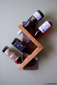 Wall Wine Holder Rogue Engineer Wine Bottle Diy Wall Wine Holder Diy Wine Rack