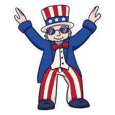 Design PNG E SVG De Tio Sam Desenho Animado Americano Engraçado Para  Camisetas