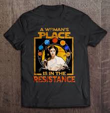 She loves him in spite of his deformity. A Woman S Place Is In The Resistance Black Version T Shirts Teeherivar