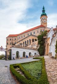 Located in south moravia, mikulov and its beautiful baroque castle which hosts a large exhibition about wine making, and a gigantic the palava grape is the symbol of this region but especially mikulov. Mikulov Castle Or Mikulov Chateau In Stock Image Colourbox