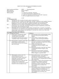 Rpp Bahasa Inggris Smp Present Continuous Tense Revisi Id