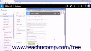 Outlook Web App Tutorial Changing Your Password 2015 Microsoft Training Youtube