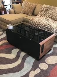 Set the mood or start the party with rich deep sound quality. Matt Cohen On Twitter I Bought A Coffee Table That Has A Built In Mini Fridge Bluetooth Speaker Led Mood Lighting And Power Usb Outlets Touch Screen Controls And It Is By Far The