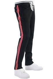 Zajmuje poczta is on facebook. Premium Triple Stripe Track Pants Black Red Zcm4841 Black Pants Pants Black Denim