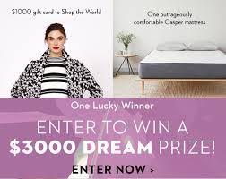 Win A 3000 Prize Pack Including A Casper Bed Coupons And Deals Savingsmania Casper Bed Casper Mattress College Freebies