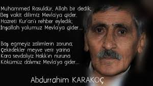 En son güncelleme tarihi ve güncelleyen: Abdurrahim Karakoc Facebook