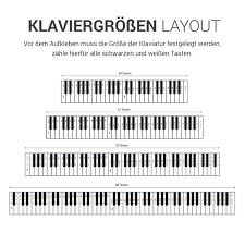 Beschrifte deine klaviatur, um leicht noten lernen zu können schritt 6 hier findest du die aufkleber bei amazon. Klavier Keyboard Noten Aufkleber Deutsches Layout 49 61 76 88 Tasten Instrumente Ebay