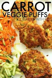 Carrot Veggie Puffs Recipe The Ot Toolbox Recipes Baby Food Recipes Carrot Recipes