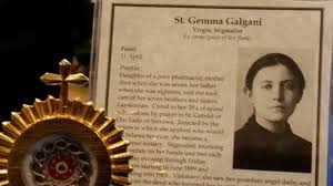 Gemma's feast day is celebrated by passionists on may 16. Jacob Huether Page 6 All Saints Museum