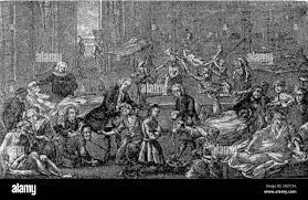 Plague hospital Black and White Stock ...