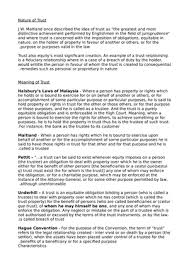 The distributions typically come with tax consequences and sometimes various stipulations. Topic 2 Trust Studocu