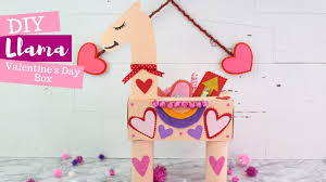 Go below to the gallery to amaze your eye sockets on these. Diy Llama Valentines Day Card Box Youtube
