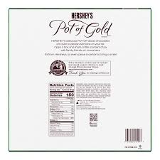 Requiring between eight and ten weeks to finish flowering, pot of gold can be grown outdoors but it's three foot height makes it perfect for an indoor set up. Hershey S Pot Of Gold Assorted Milk And Dark Chocolate Candy 10 Oz Walmart Com Walmart Com