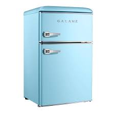 Galanz Retro 3 1 Cu Ft Freestanding Mini Fridge With Freezer In 2020 Mini Fridge With Freezer Mini Fridge Retro Refrigerator