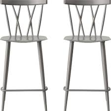 Free delivery and returns on ebay plus items for plus members. Set Of 2 Becket Metal X Back Counter Height Barstool Gray Project 62 Target