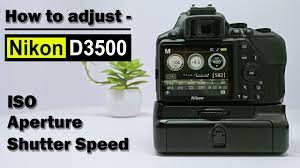 Easy to follow cheat sheets show you exactly which settings to use with your nikon d3500. How To Adjust Shutter Speed Aperture And Iso In Nikon D3500 Youtube