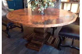 Take Care Of Your Copper Dining Table Dining Table Copper Round Copper Dining Table Rustic Dining Room Table