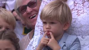 Double trouble, all over again. Roger Federer S Two Sets Of Twins Steal Show At Wimbledon With Cheeky Antics But He Wouldn T Have It Any Other Way Mirror Online