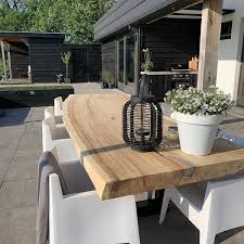 onwijs mooie houten tafel voor buiten tafel tuin houten tafel tuintafels