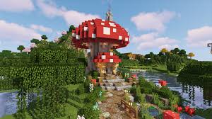 Thought I Would Try A Mushroom House Build For Something Different Any Thoughts Minecraft Cute Minecraft Houses Minecraft Crafts Minecraft Creations