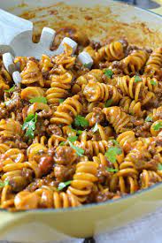 One Pot Cheesy Taco Pasta Mother Thyme Recipe Best Pasta Recipes Pasta Dinner Recipes Easy Pasta Recipes