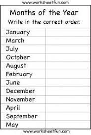Months Of The Year Worksheet English Lessons For Kids 1st Grade Math Worksheets 1st Grade Worksheets