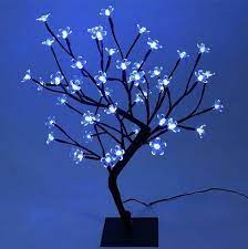 Luminaria Arvore Flores De Cerejeira Azul Decoracao De Natal No Elo7 Baby Chic Enfance 12cba6a