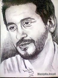 احمد حلمى Portrait Male Sketch Portrait Tattoo